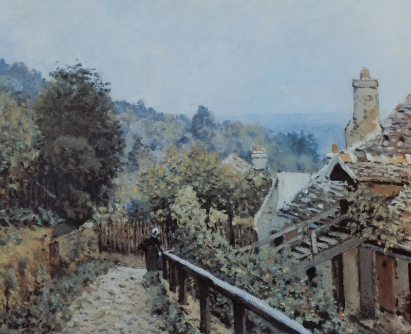 Louveciennes. Sti ved Mi-kysten - Alfred Sisley