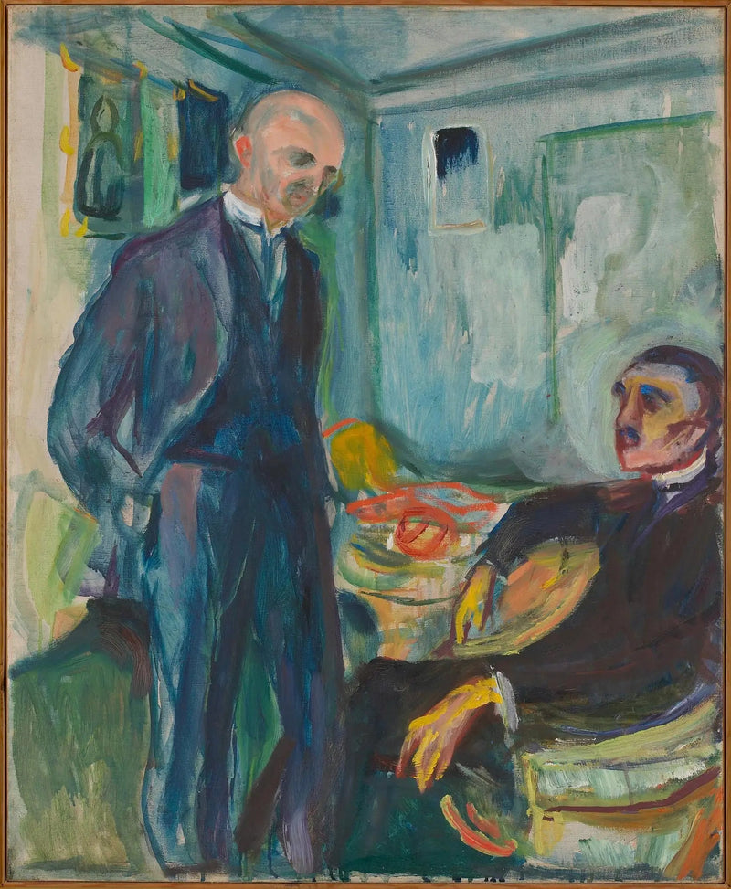 Lucien Dedichen og Jappe Nilssen - Edvard Munch