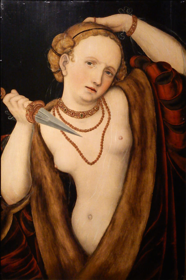 Lucrèce - Lucas Cranach den Ældre