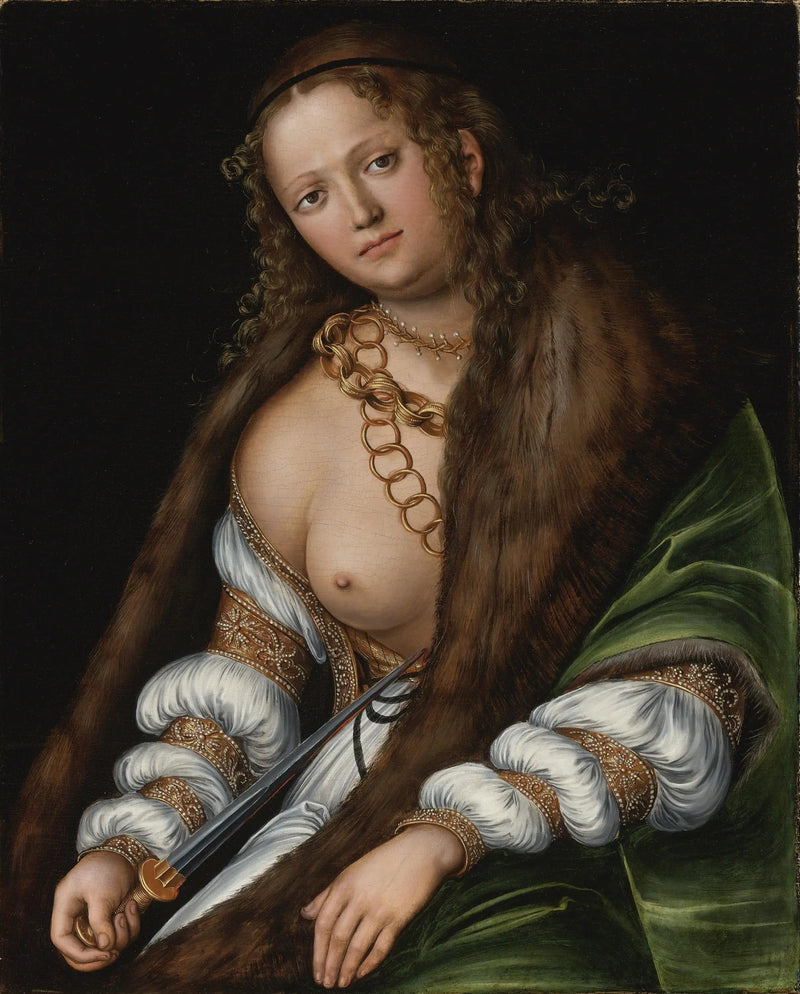 Lucrèce - Lucas Cranach den Ældre