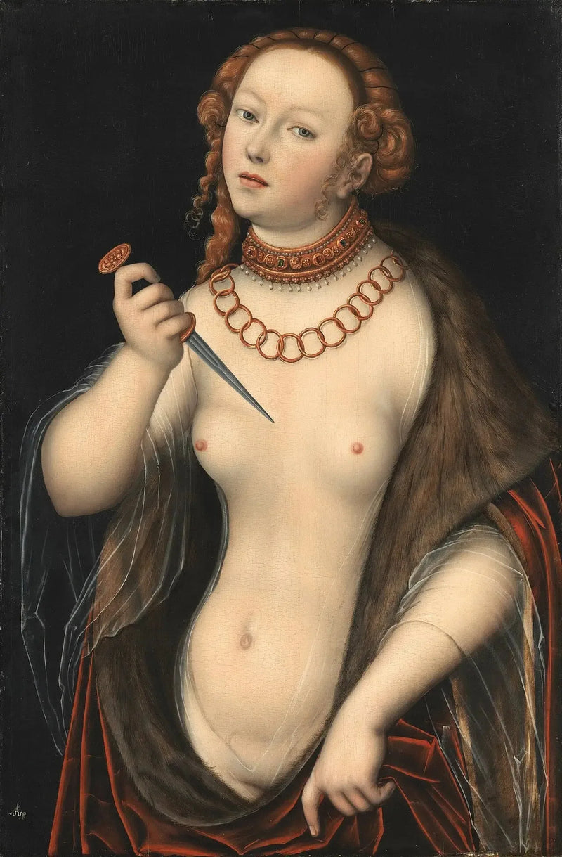 Lucrèce - Lucas Cranach den Ældre