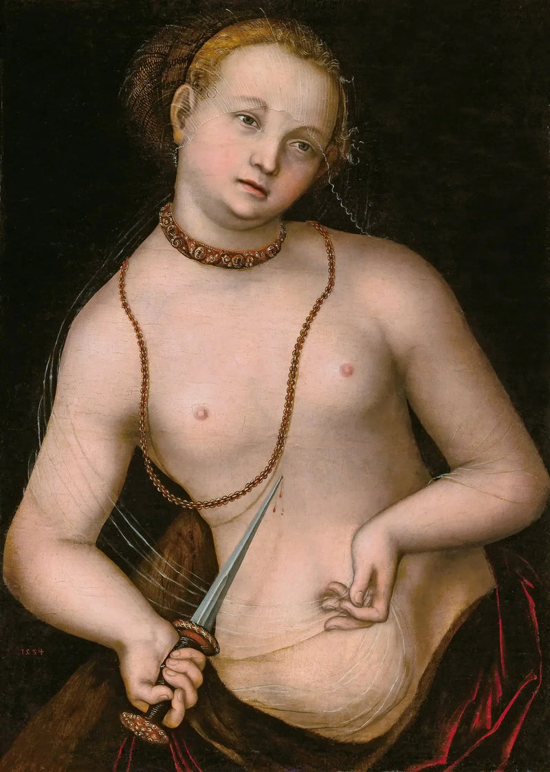 Lucrèce - Lucas Cranach den Ældre