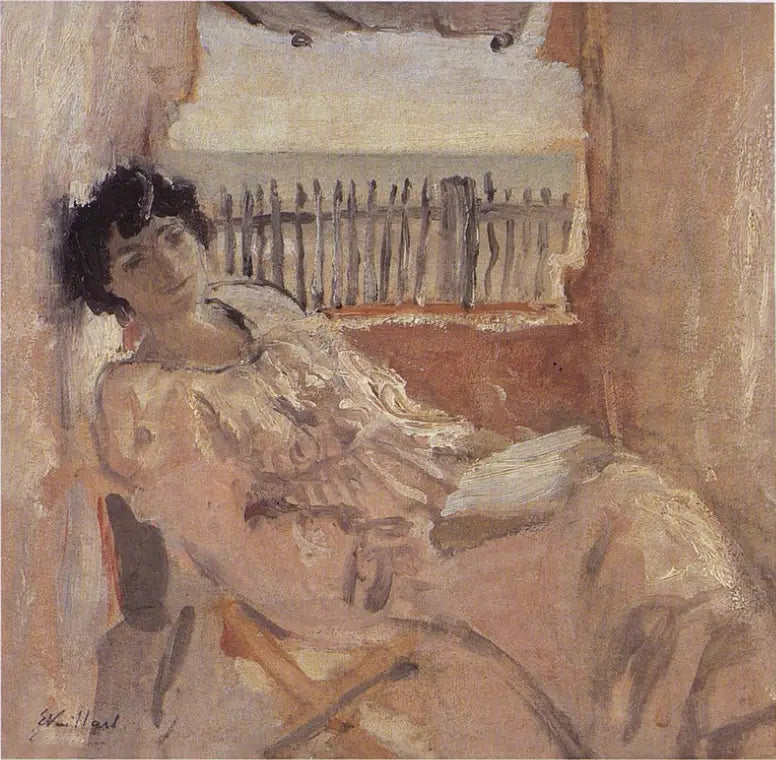 Lucy Hessel drømmer ved havet - Édouard Vuillard