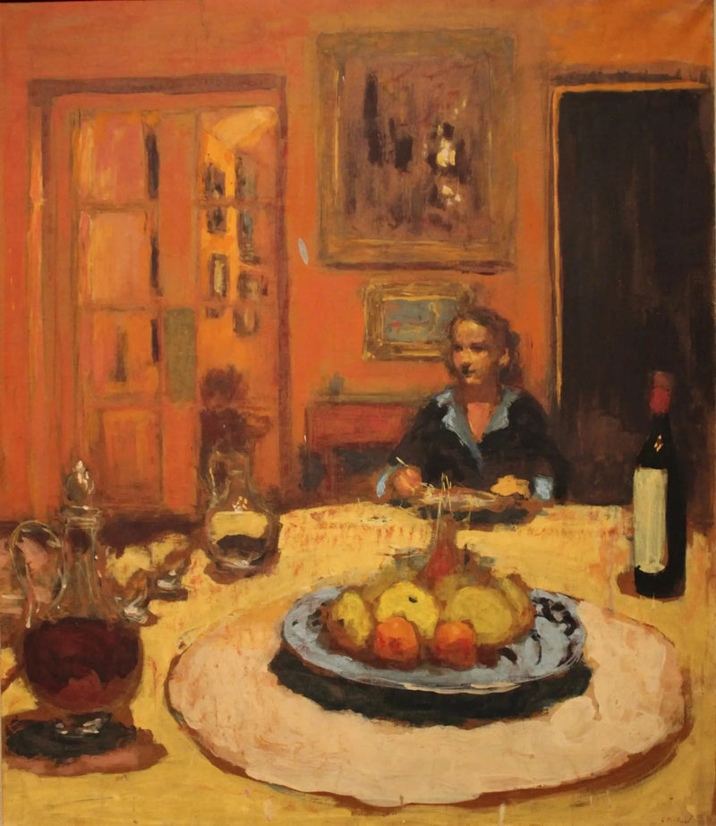 Lulu i spisestuen, rue de Naples - Édouard Vuillard