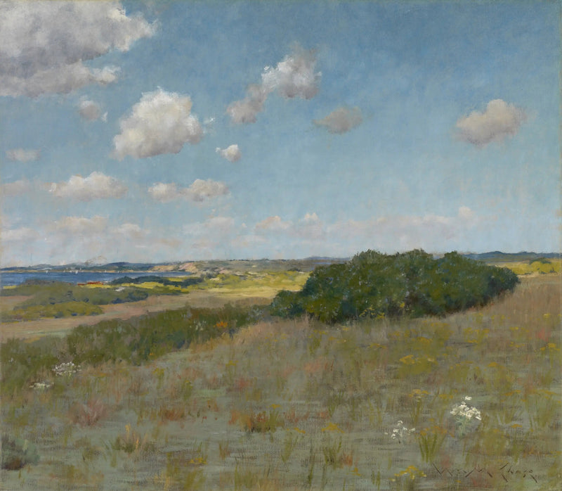 Sollys og skygge, Shinnecock Hills - William Merritt Chase