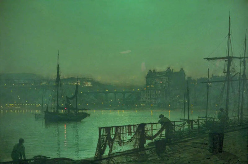 Scarborough-lys - John Atkinson Grimshaw