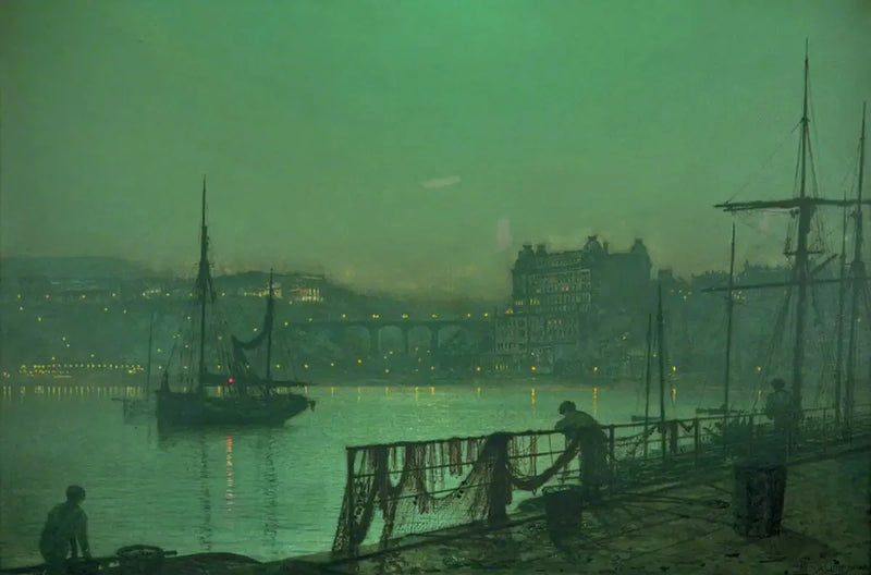 Scarborough-lys - John Atkinson Grimshaw