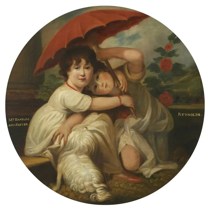 M. Barham og Frøken Barham - Joshua Reynolds