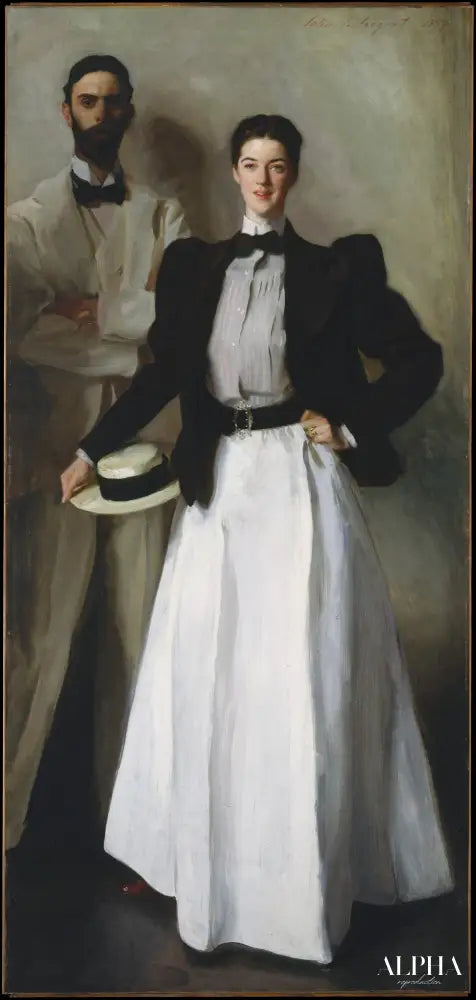 M. et Mme IN Phelps Stokes - John Singer Sargent - Reproductions de tableaux et peintures haut de gamme