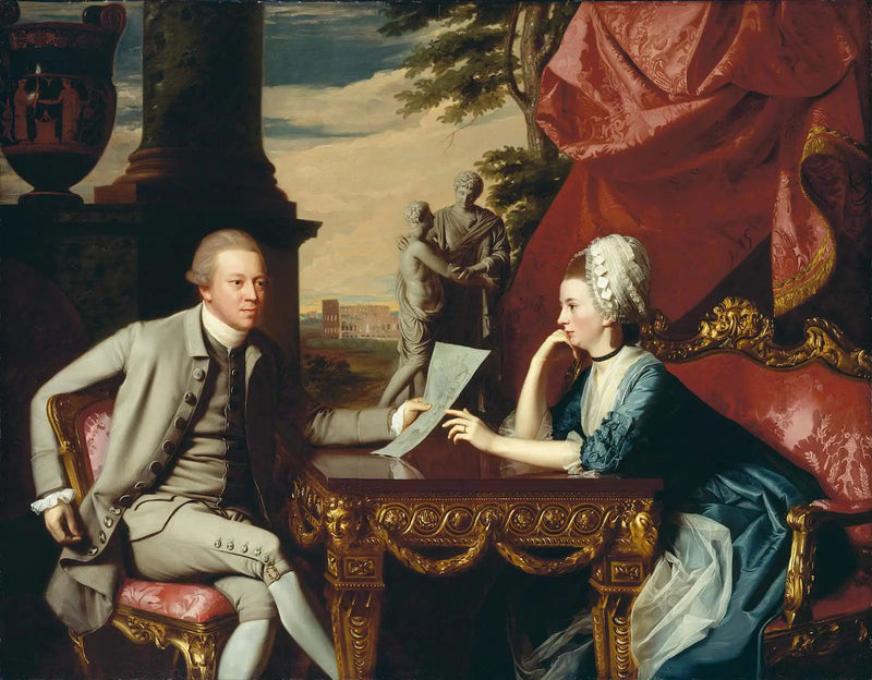 M. og Fru Ralph Izard (Alice Delancey) - John Singleton Copley