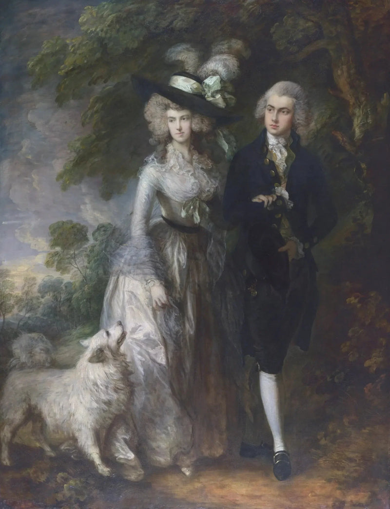 M. og fru William Hallett - Thomas Gainsborough
