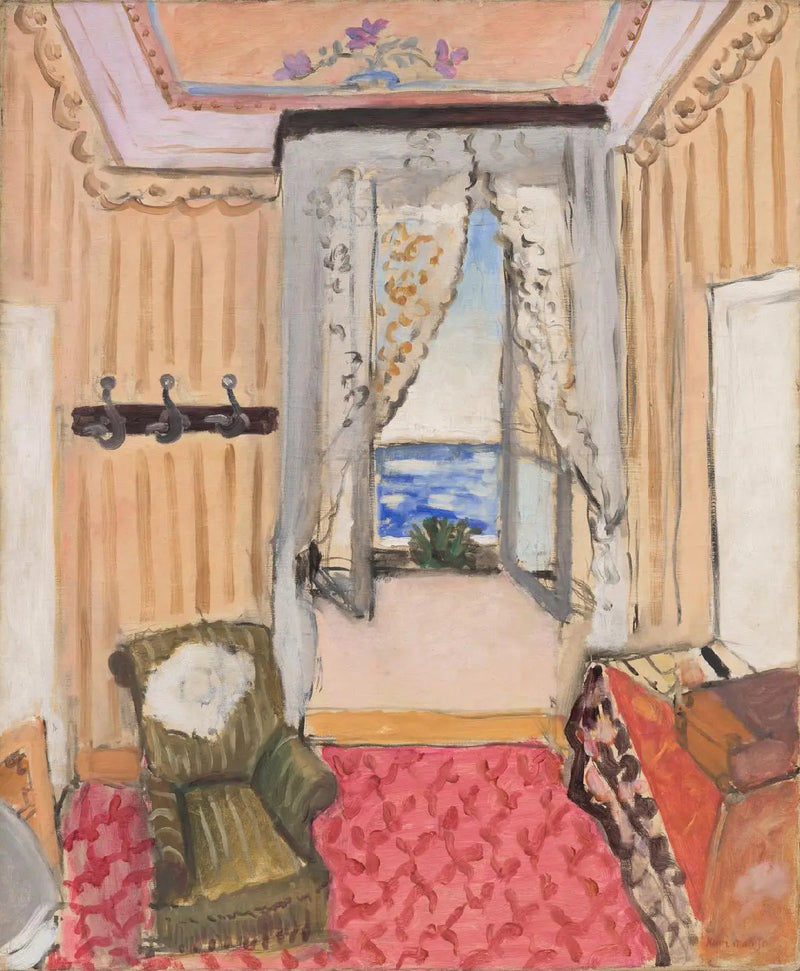 Mit værelse ved Beau-Rivage - Henri Matisse