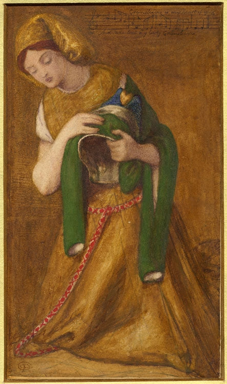 Min Dame Greensleeves - Dante Gabriel Rossetti