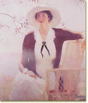 Min datter Elisabeth - Frank Weston Benson