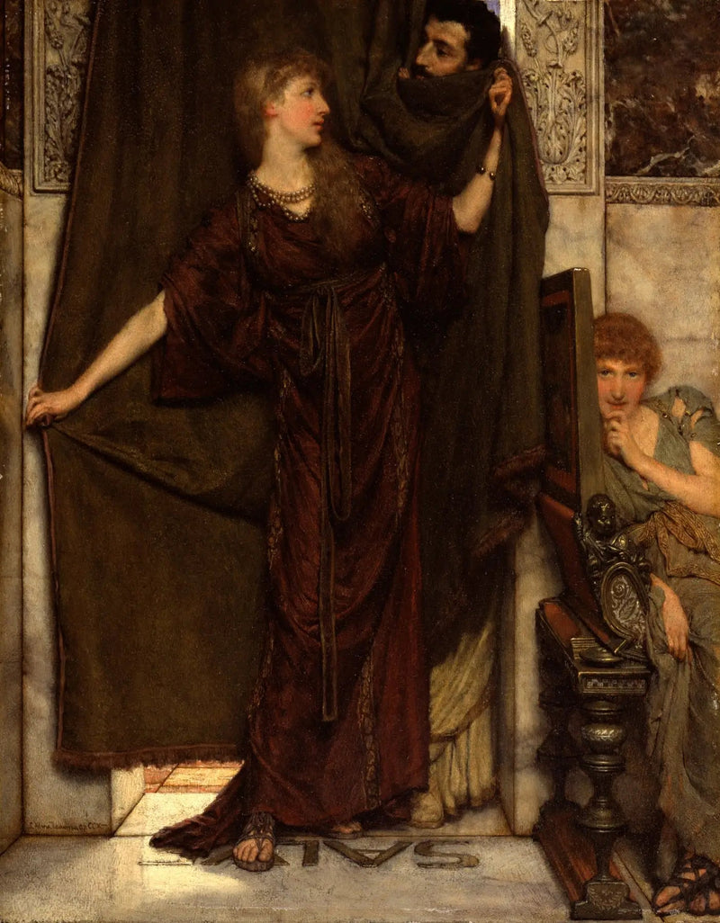 Min søster er ikke her - Lawrence Alma-Tadema