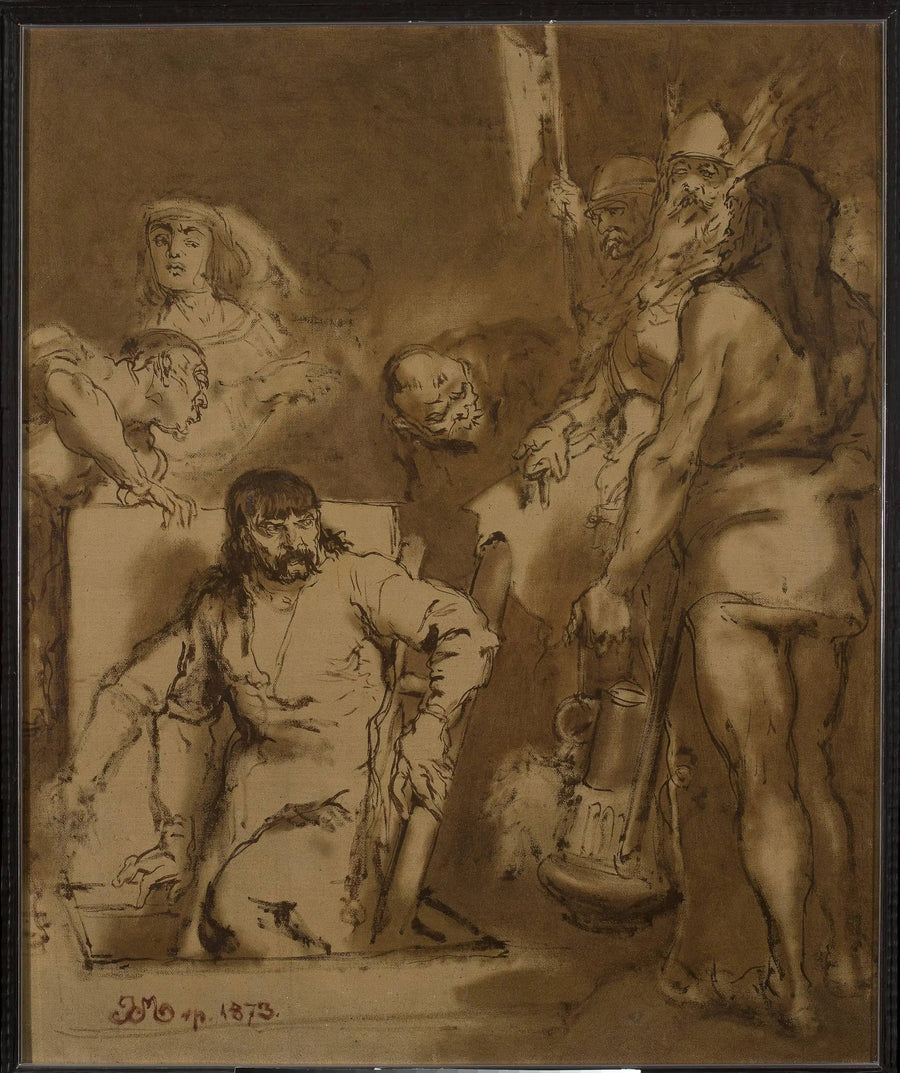 Maćko Borkowic, skitse - Jan Matejko