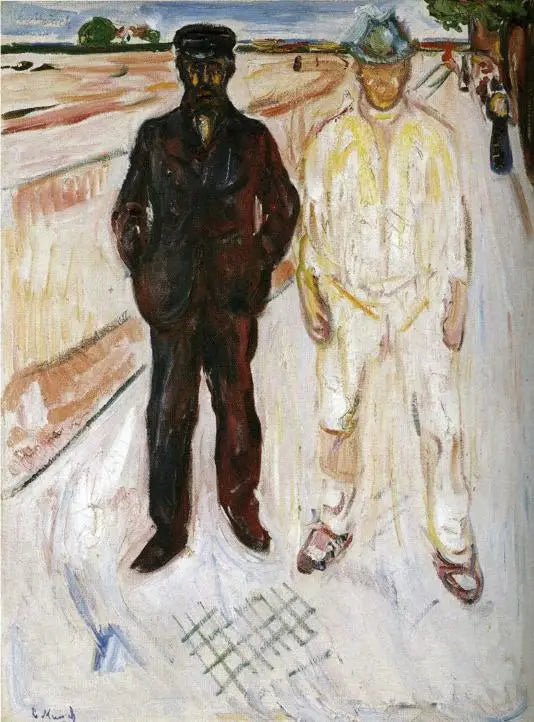 Murer og Mekaniker - Edvard Munch