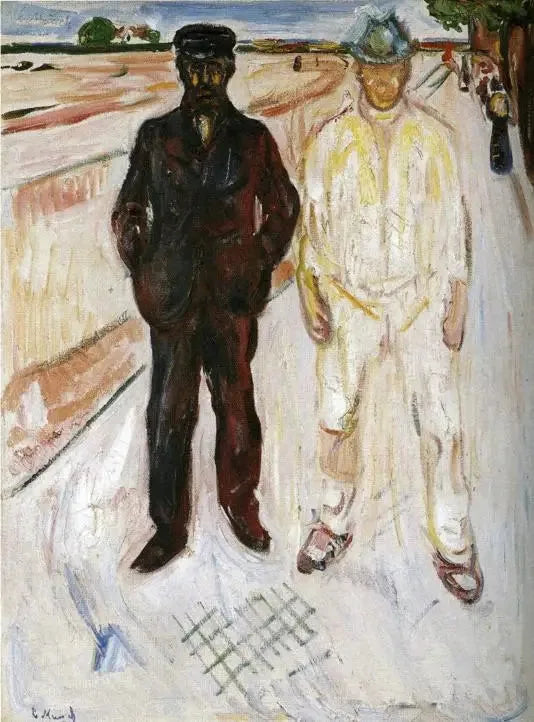 Murer og Mekaniker - Edvard Munch