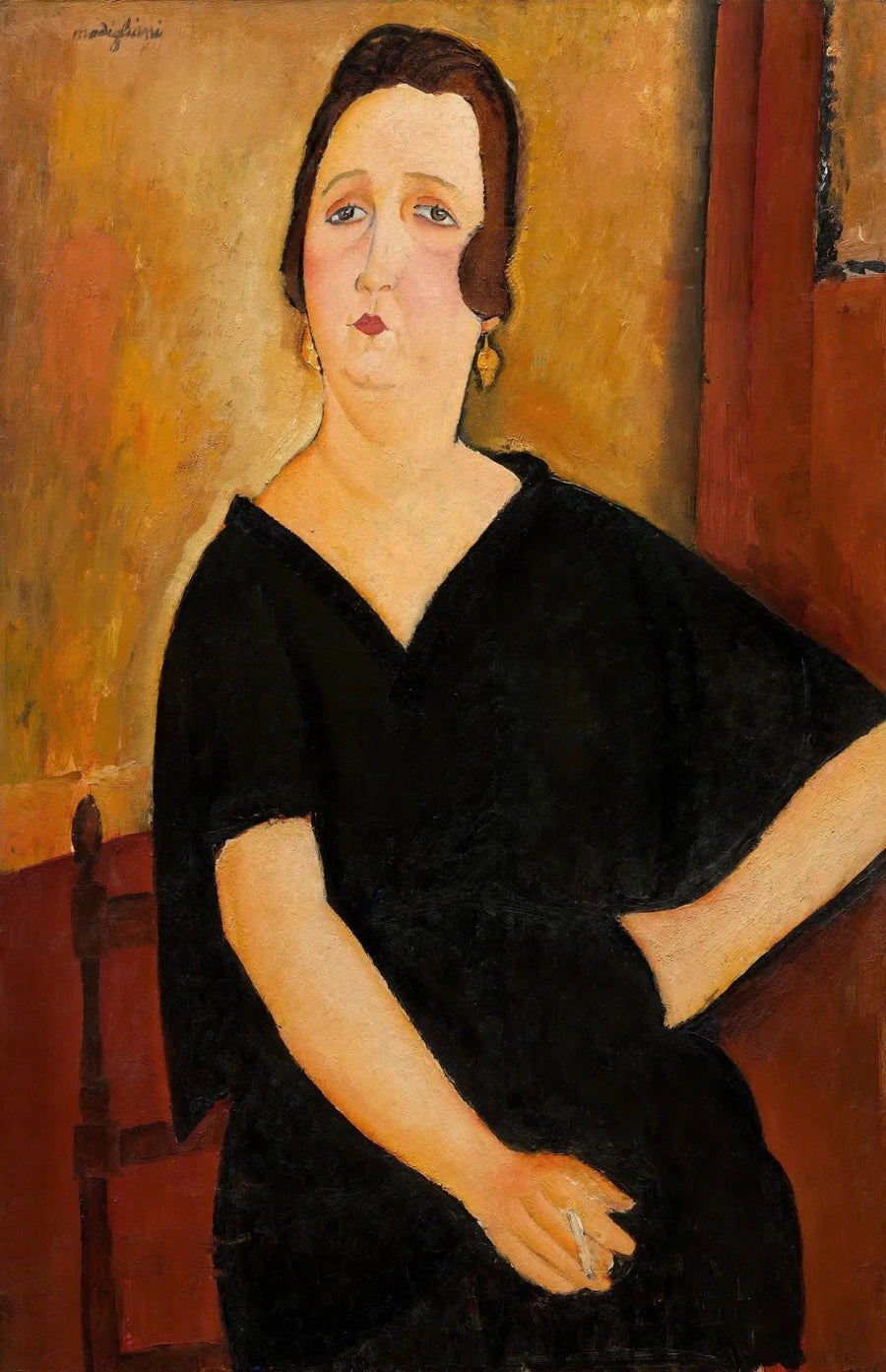 Madame Amédée (Kvinde med cigaret) - Amedeo Modigliani