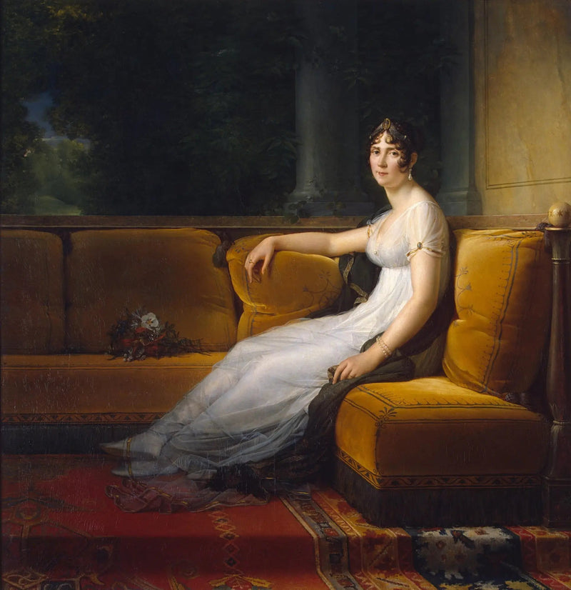 Madame Bonaparte i sit salon i Malmaison - François Gérard