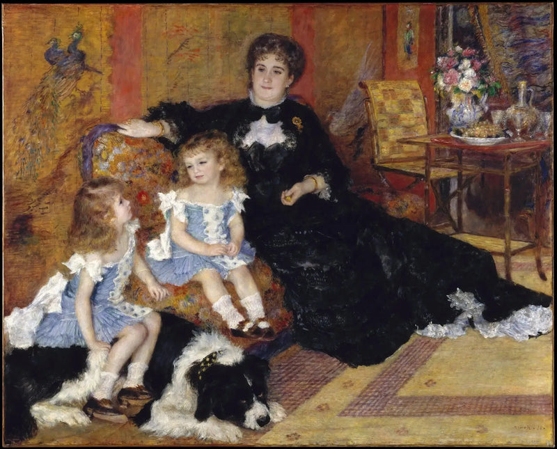 Madame Charpentier og hendes børn - Pierre-Auguste Renoir