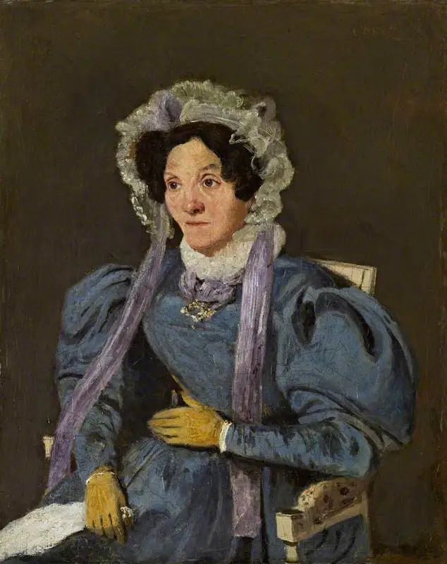Madame Corot, moren til kunstneren, née Marie-Françoise Oberson - Jean-Baptiste Camille Corot