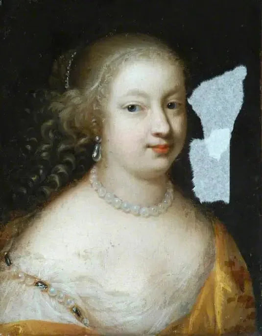 Madame de Grignan (1646-1705), datter af grevinde de Sévigné - Pierre Mignard