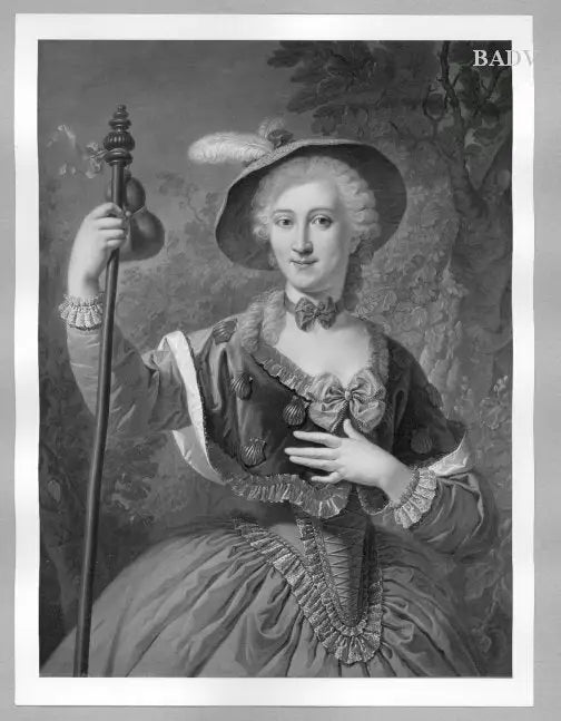 Madame de Pompadour en bergère - Louis Jean François Lagrenée - Alpha Reproduction