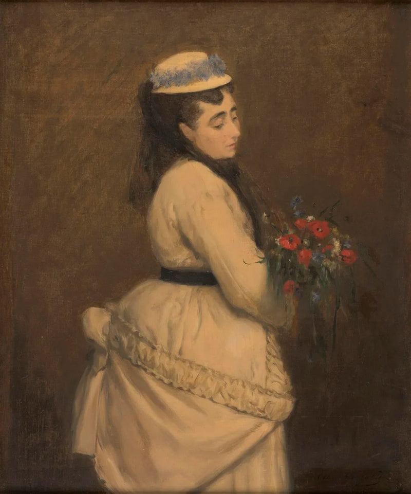 Madame E.G. (Madame Emmanuel Gonzalès, moren til kunstneren) - Eva Gonzalès