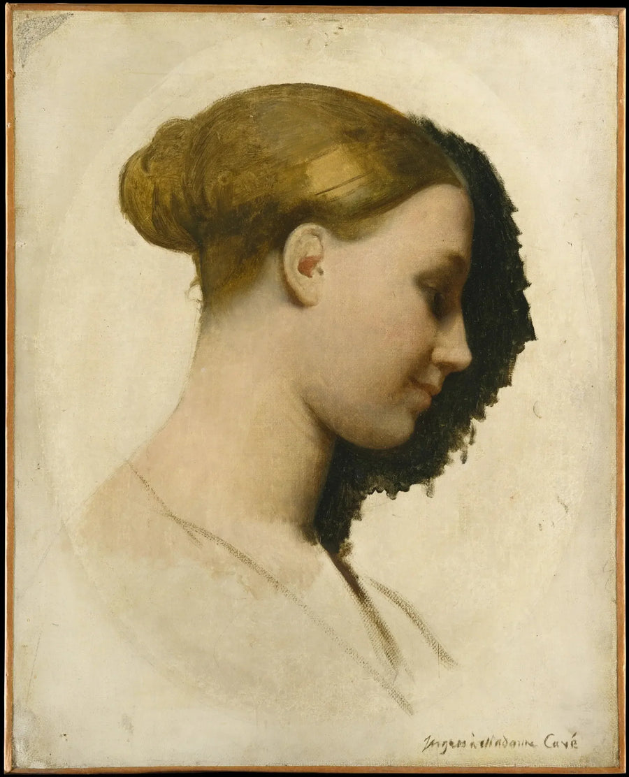 Madame Edmond Cavé (Marie-Élisabeth Blavot, født i 1810) - Jean-Auguste-Dominique Ingres
