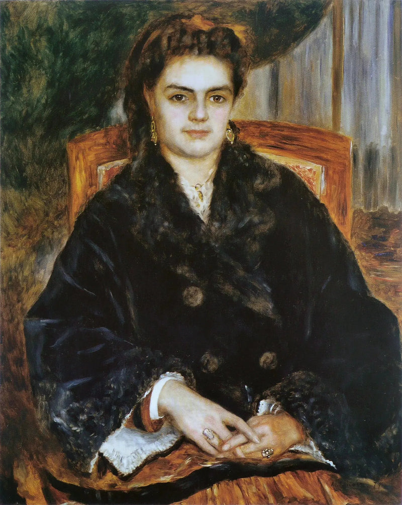 Fru Édouard Bernier (Marie-Octavie-Stéphanie Laurens, 1838-1920) - Pierre-Auguste Renoir
