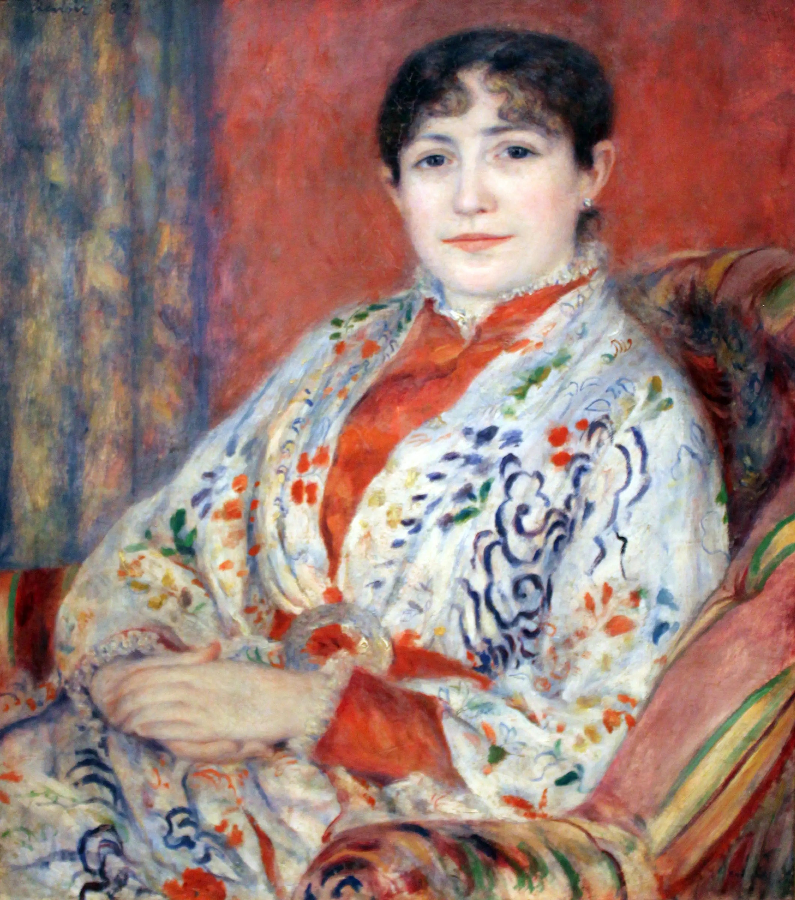 Madame Hériot - Pierre-Auguste Renoir image 1 copie peinte à la main à l’huile