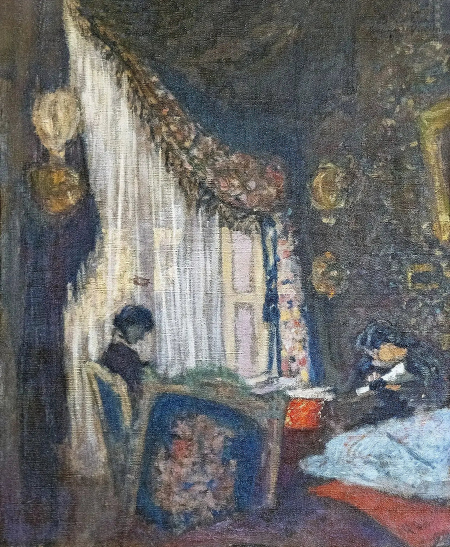 Madame Hessel ved sit vindue - Édouard Vuillard