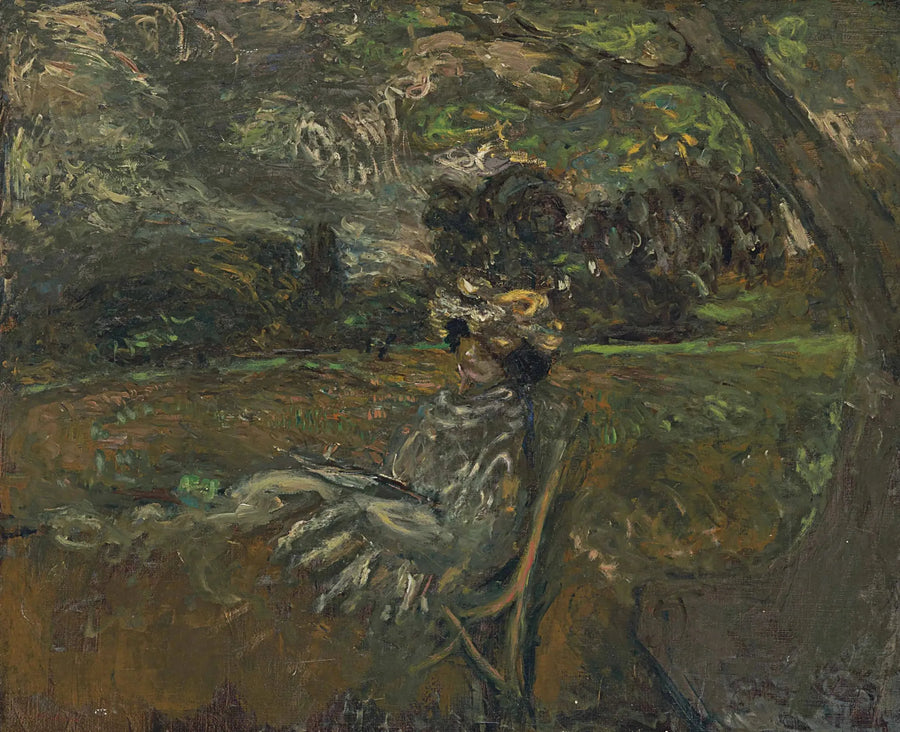 Madame Hessel ved solnedgang - Édouard Vuillard