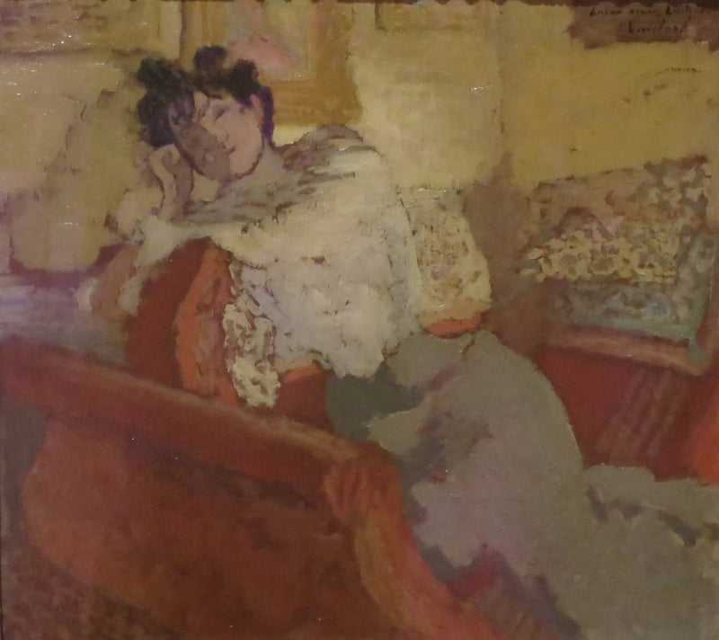 Madame Hessel i sit boudoir - Édouard Vuillard