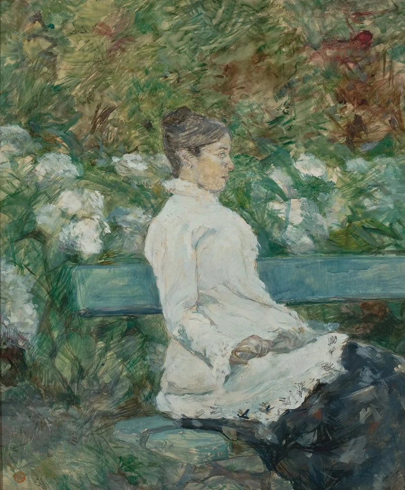 Madame grevinde Adèle de Toulouse-Lautrec i Malromé Have - Henri de Toulouse-Lautrec