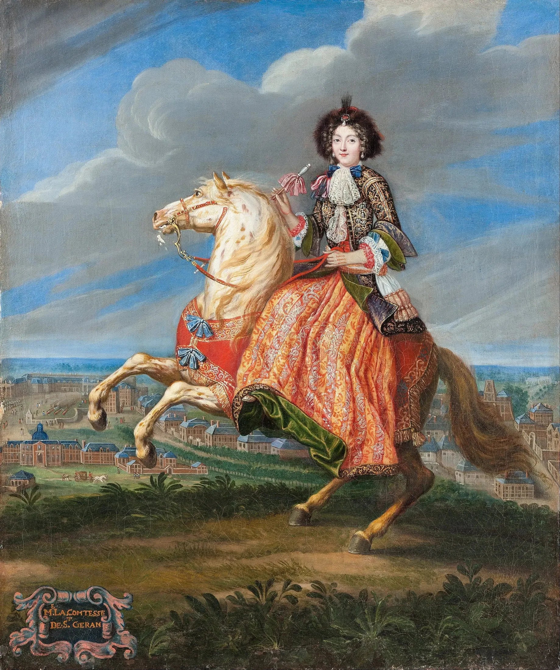 Madame La Comtesse de Saint Géran - Pierre Mignard image 1 reproduction de peinture à l’huile