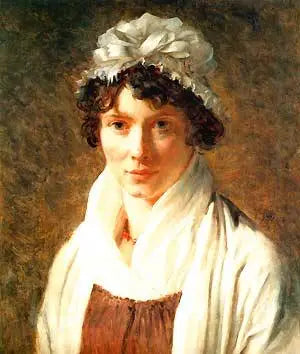 Madame Lecerf - François Gérard image 1 copie de tableau peinte à la main