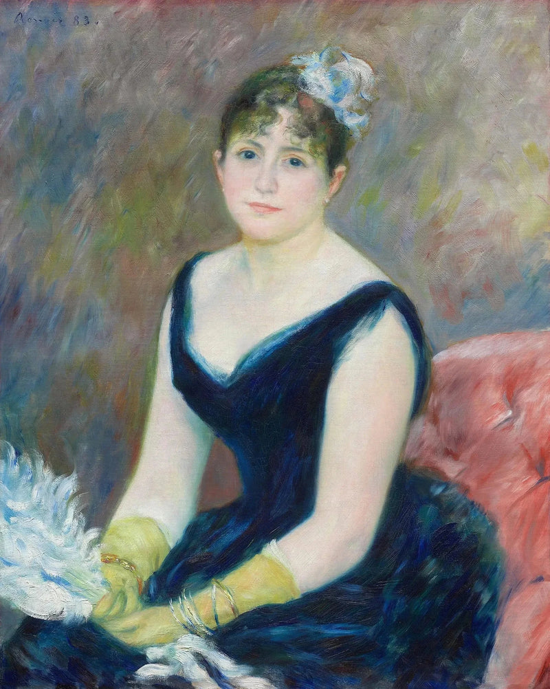 Fru Léon Clapisson - Pierre-Auguste Renoir