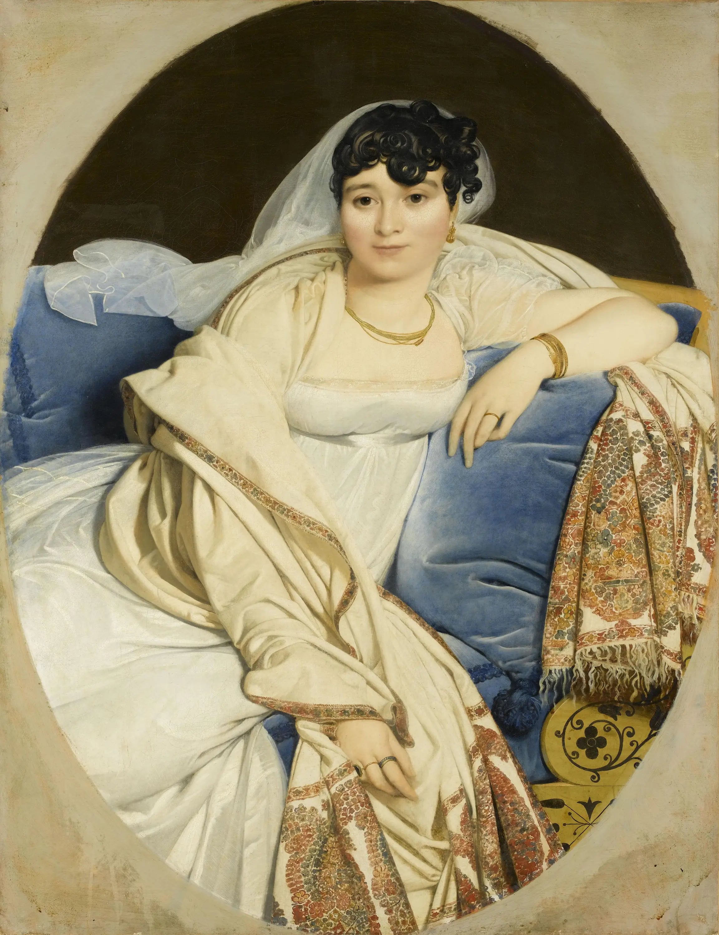 Madame Rivière - Jean-Auguste-Dominique Ingres image 1 reproduction réalisée par Alpha Reproduction