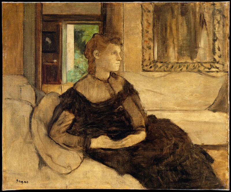 Fru Théodore Gobillard (Yves Morisot) - Edgar Degas