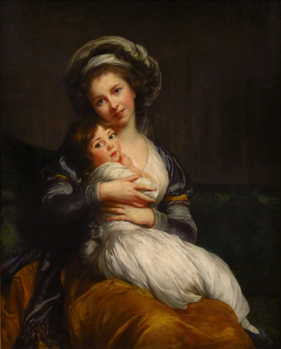 Madame Vigée Le Brun og hendes datter - Élisabeth Vigée Le Brun