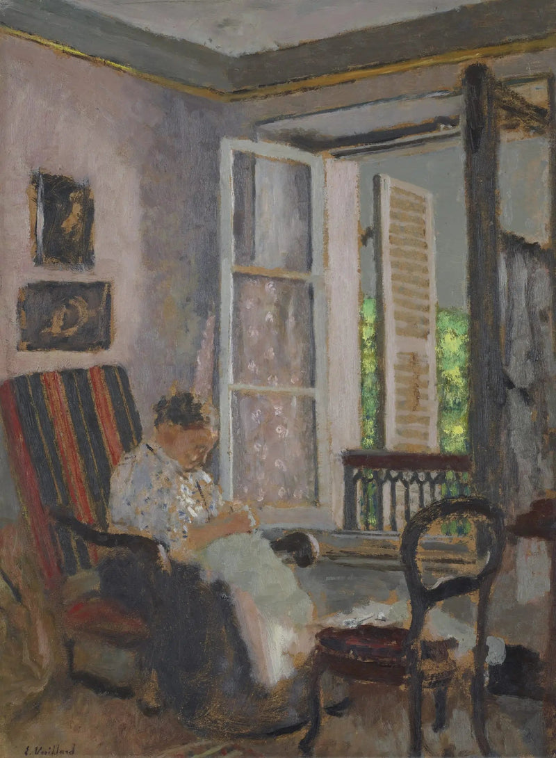 Madame Vuillard kusine, rue Truffaut - Édouard Vuillard
