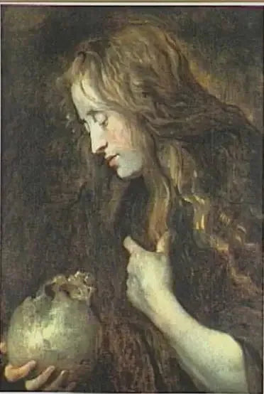 Madeleine pénitente - Antoine van Dyck image 1 reproduction artisanale de tableau