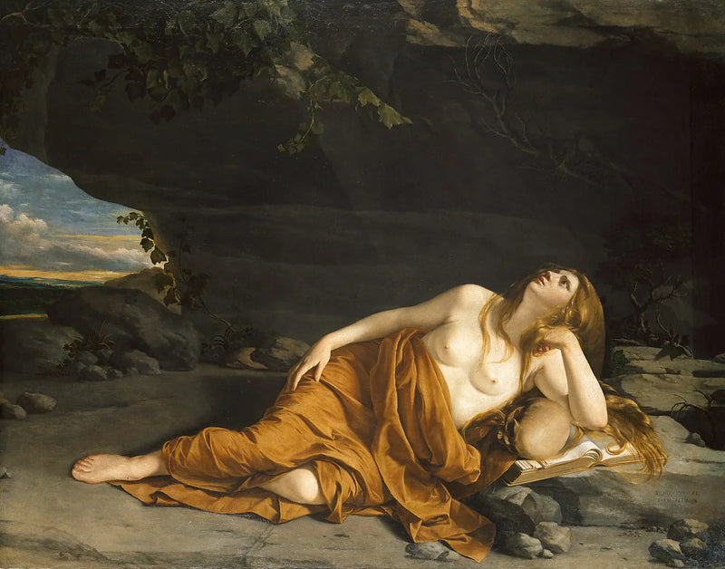 Madeleine forladt - Orazio Gentileschi