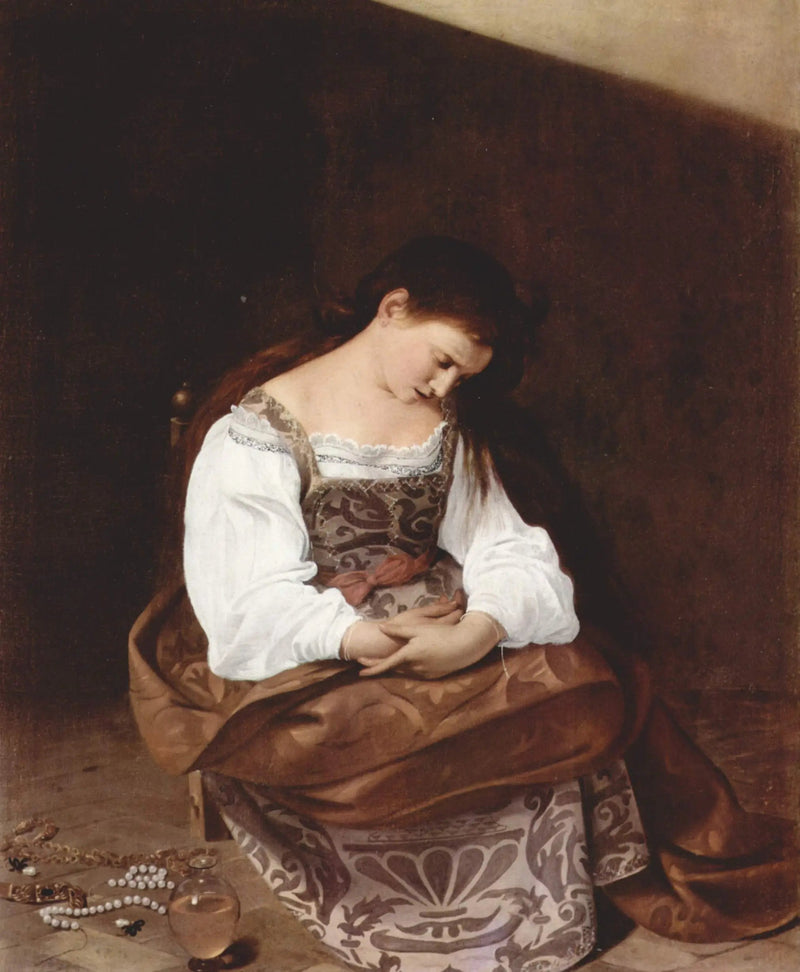 Madeleine omvendt - Le Caravage
