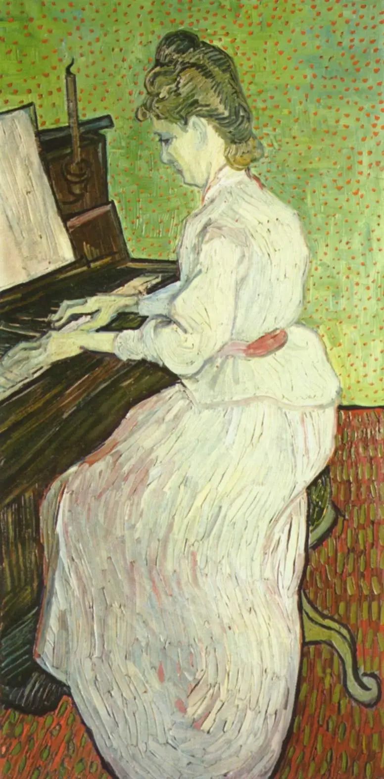 Frøken Gachet ved klaveret - Vincent van Gogh