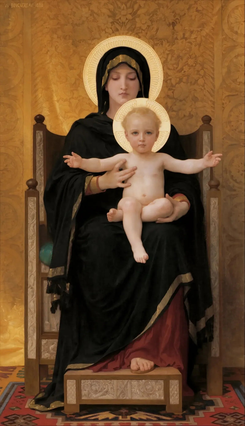 Madone sidende - Bouguereau