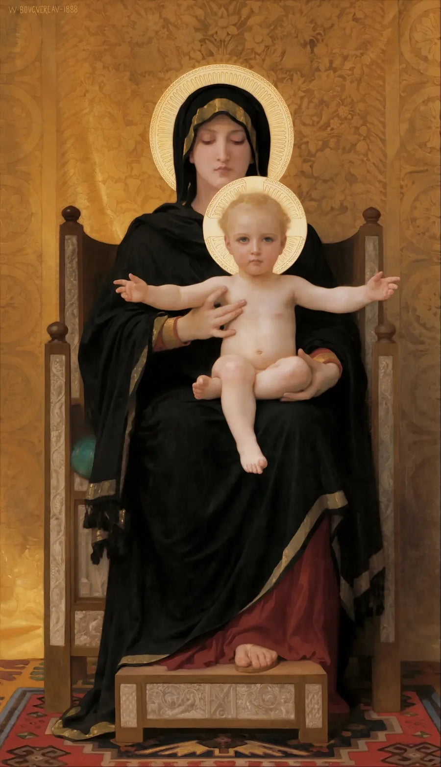 Madone sidende - Bouguereau