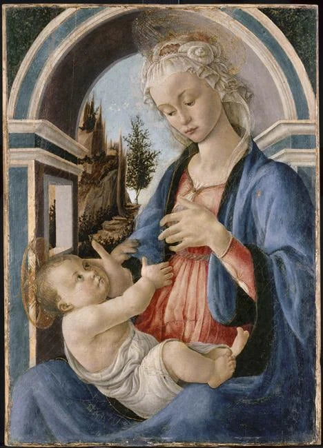 La Madone Campana de Sandro Botticelli, musée du Petit Palais d’Avignon – reproduction peinture à l’huile sur toile